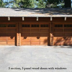 Standard Sided Wood Garage Doors