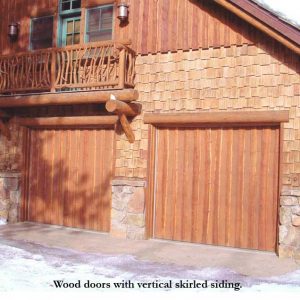 Standard Sided Wood Garage Doors