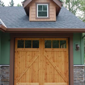 Wood Carriage House Garage Doors