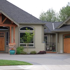 Wood Carriage House Garage Doors