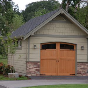 Wood Carriage House Garage Doors