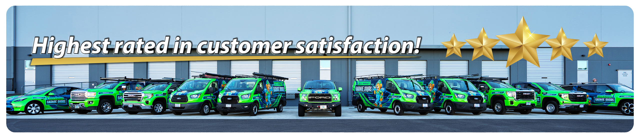 All About Garage Doors Banner Desktop