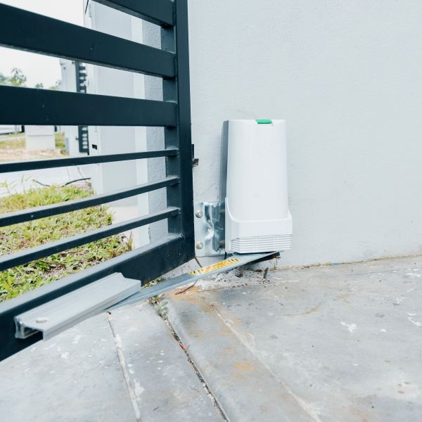 Gate opening mechanism check during an automatic gate installation by All About Garage Doors in Lake Oswego OR