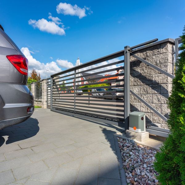 Completed Automatic Gate Installation By All About Garage Doors In Milwaukie Or