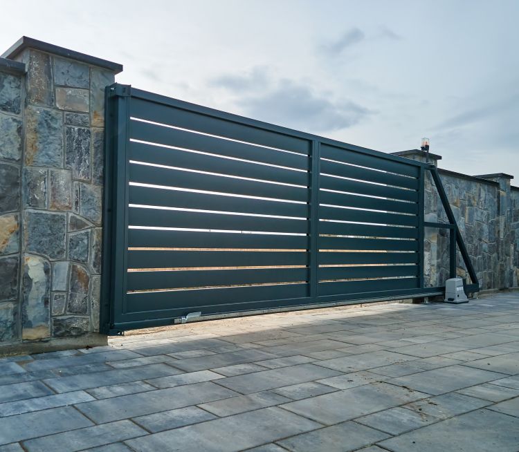 Black Metal Gate Installed In Aloha Or Home By All About Garage Doors