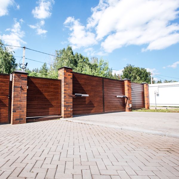 Beautiful automatic gate installation completed by All About Garage Doors in Tualatin OR