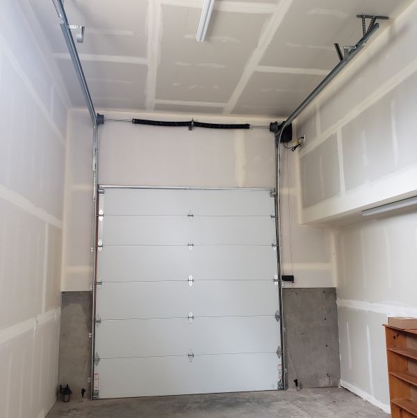 Interior view after an emergency garage door repair in Beaverton OR completed by All About Garage Doors