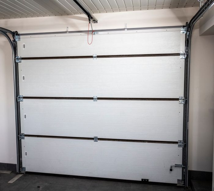 Interior view of an emergency garage door service completed by All About Garage Doors in Milwaukie OR
