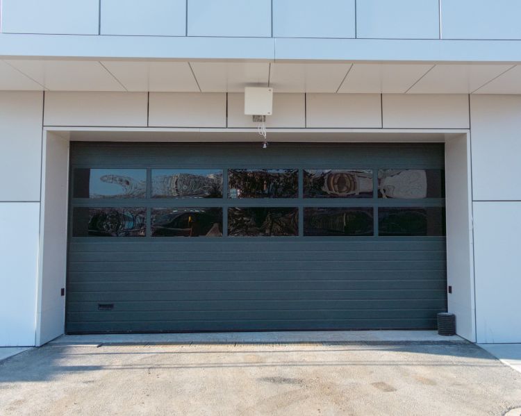 A fixed garage door after an emergency garage door service by All About Garage Doors in Newberg OR
