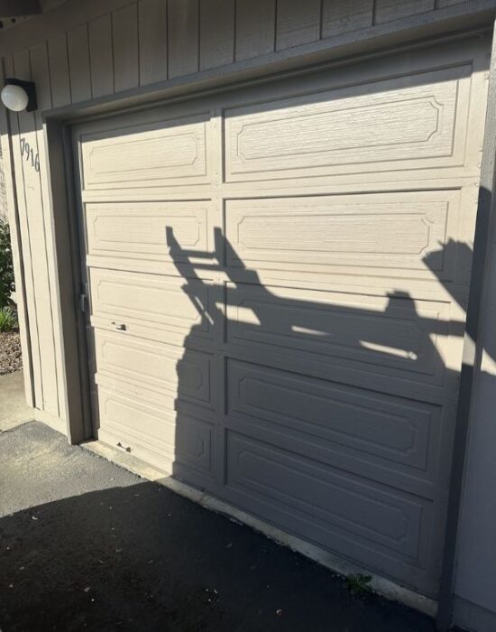Freshly fixed garage after an emergency garage door service by All About Garage Doors in Sherwood OR