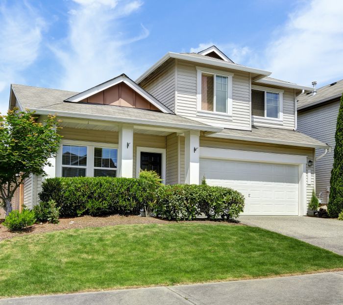 Forest Grove OR home with a new garage door installed by All About Garage Doors