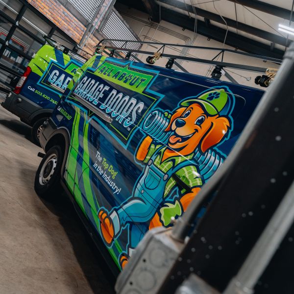 All About Garage Doors team heading out for garage door maintenance service call in Forest Grove OR