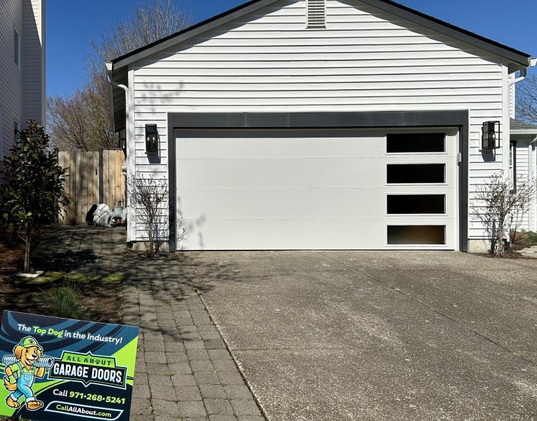 Sherwood OR home after garage door maintenance performed by All About Garage Doors