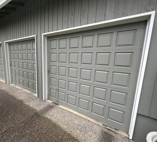 Multi-car garage door maintenance service executed by All About Garage Doors in Tigard OR