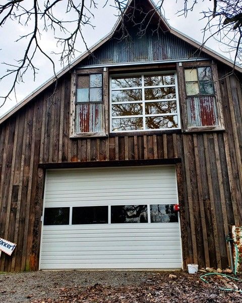 Barn After A Garage Door Repair By All About Garage Doors In Hillsboro Or
