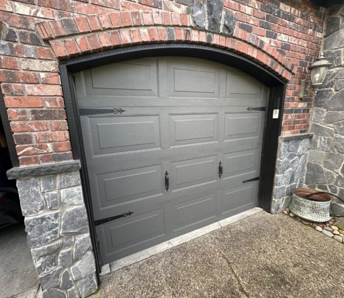 Garage door stuck shut getting repaired by All About Garage Doors in Oregon City OR during a garage door repair.