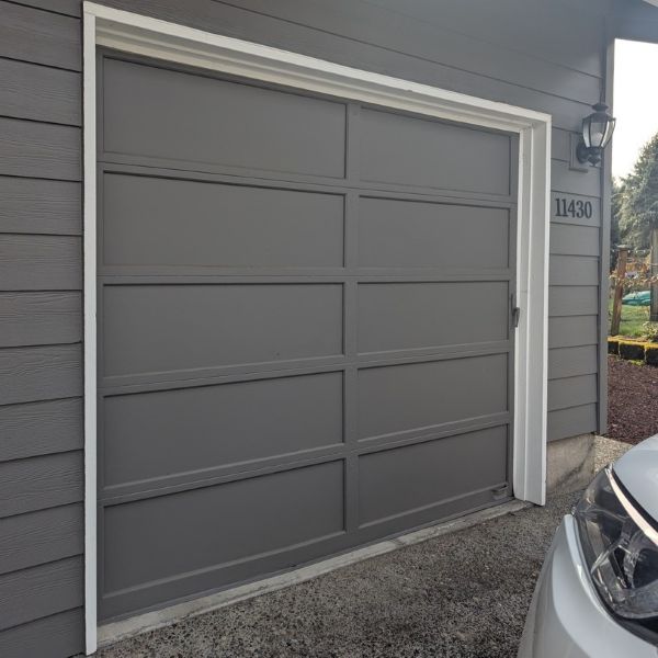 Garage door replaced by the professional team at All About Garage Doors in Oregon City OR
