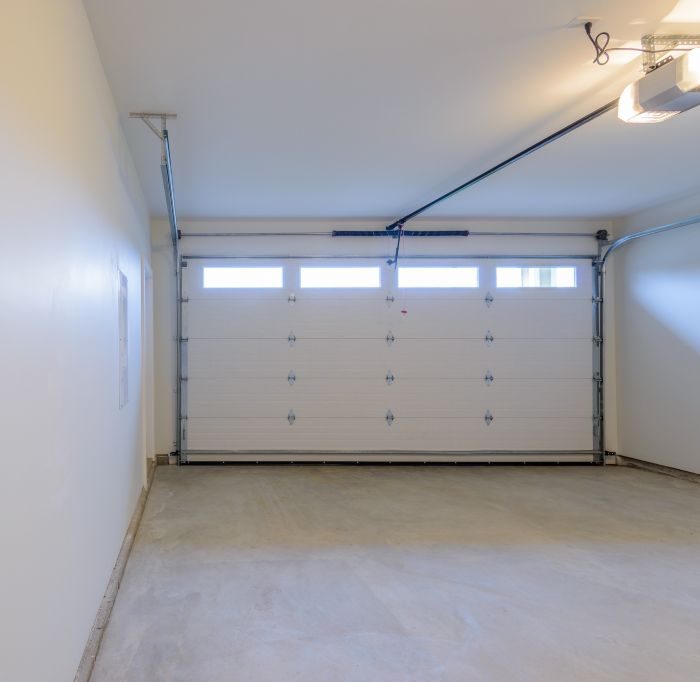 Garage interior after completed garage door services by All About Garage Doors in Beaverton OR