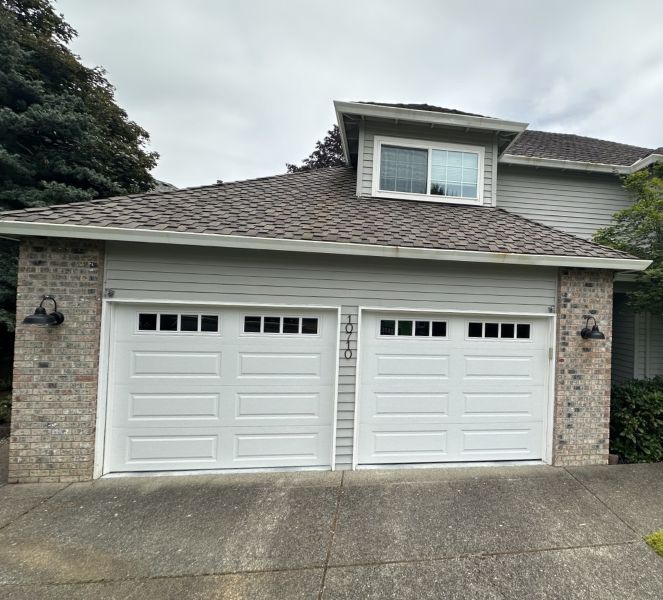 Completed Garage Door Repair In Progress Ridge Or By All About Garage Doors